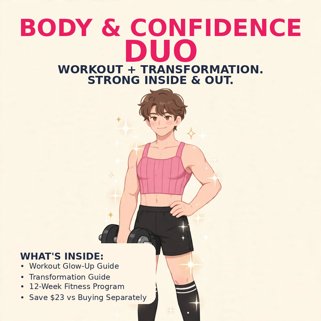 Body and Confidence Duo cover, workout and transformation guides bundle