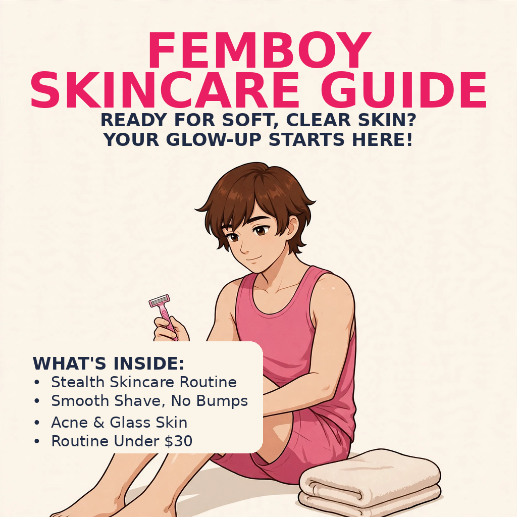 Shaving routine - Femboy Skincare Guide for Beginners | FemboyGuide